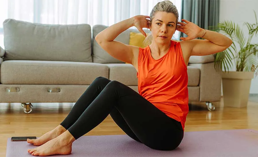 Gentle ankle rotation exercise demonstration